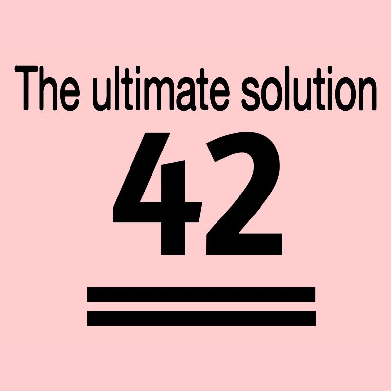 The ultimate solution