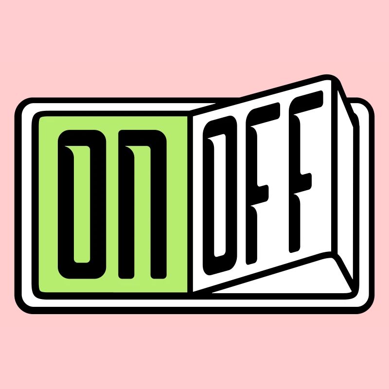 on off switch button button turn off