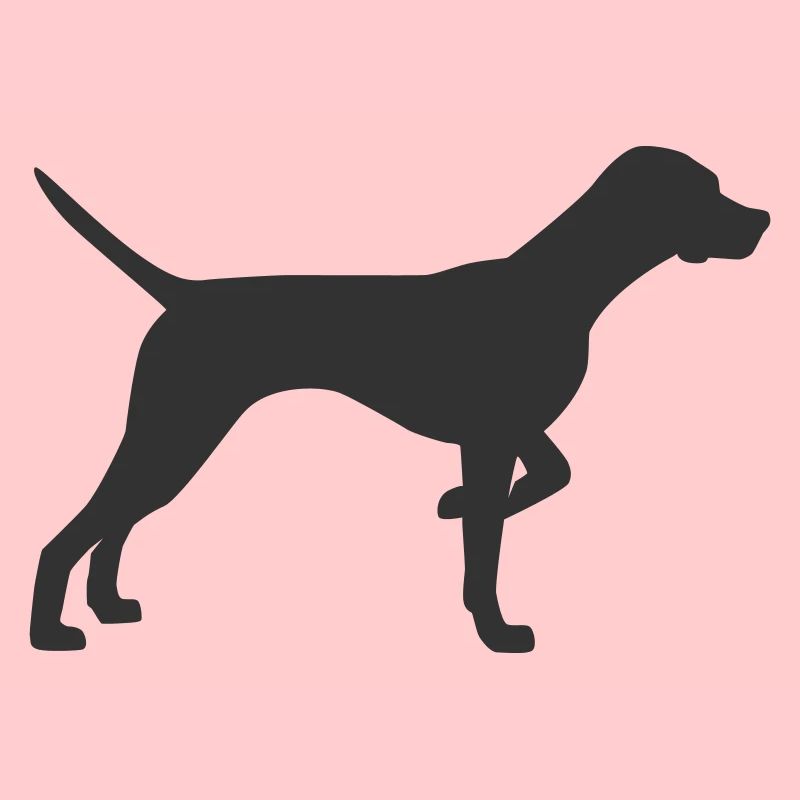 pointer dog silhouette