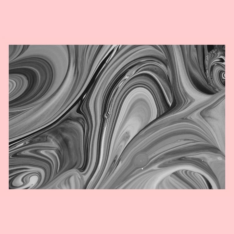 Gros plan du vortex de couleur noir et blanc