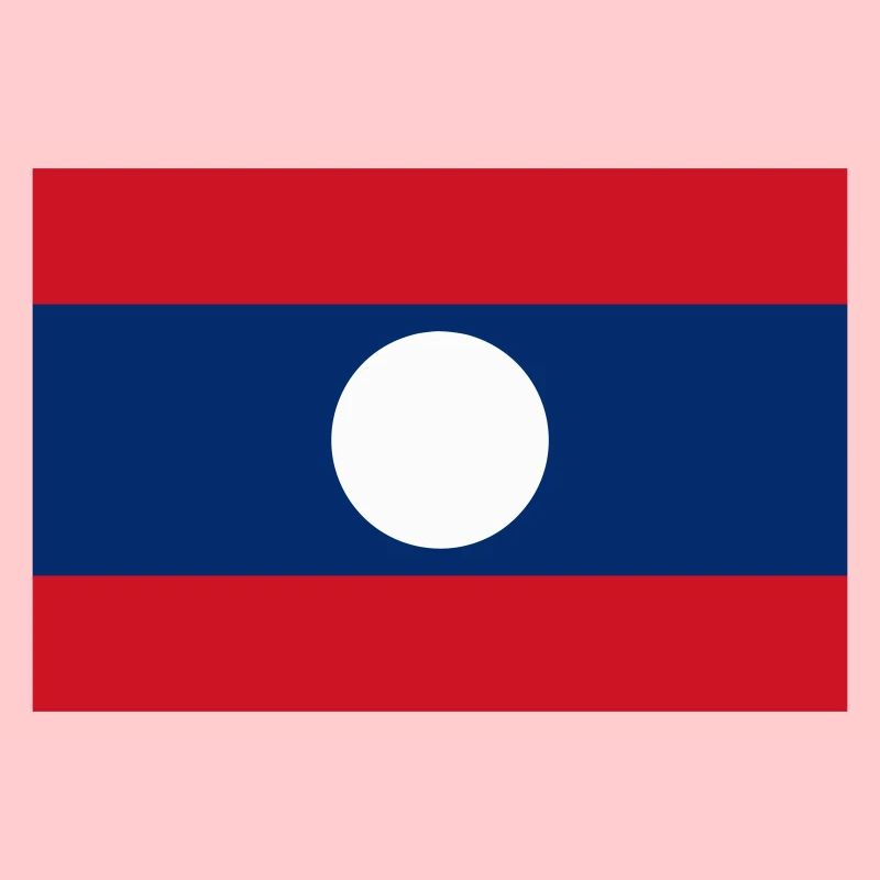 Laos flag / Drapeau Laos