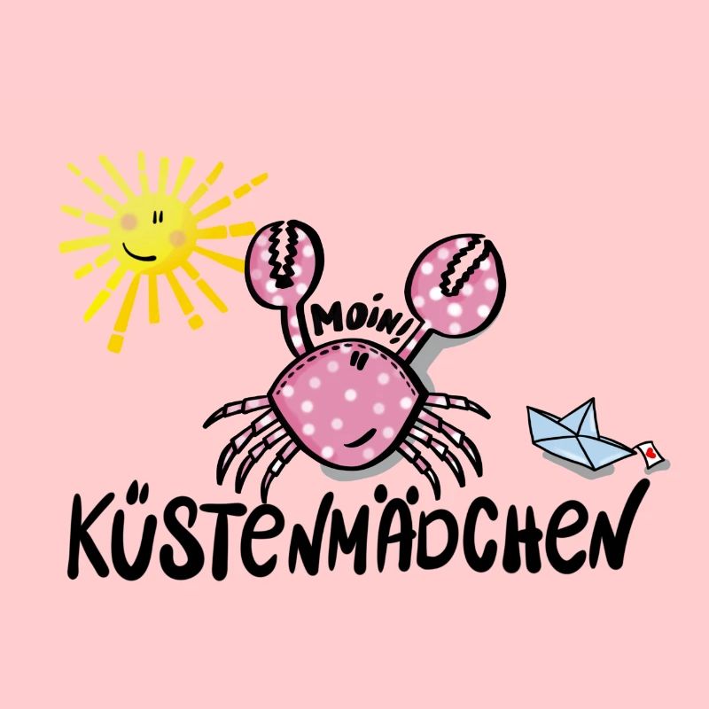 Küstenmädchen Krabbe