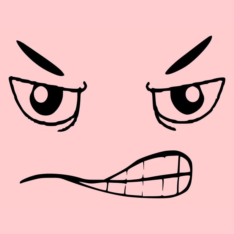 Visage maléfique