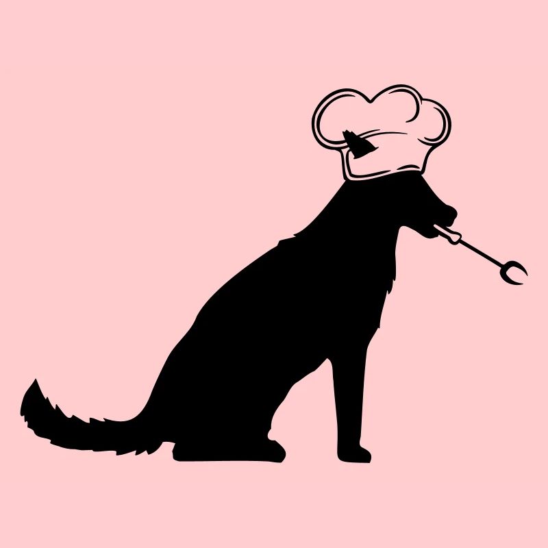 Chien Grill Master Grilling Chef Chapeau, Chef Hunger