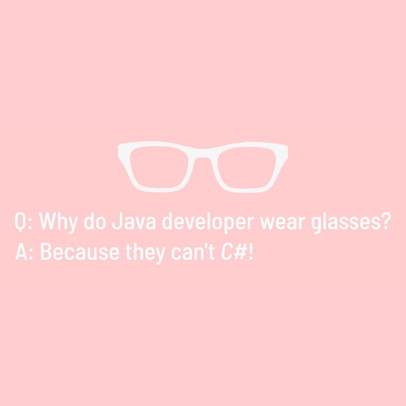 Pourquoi les programmeurs Java portent-ils des lunettes ?