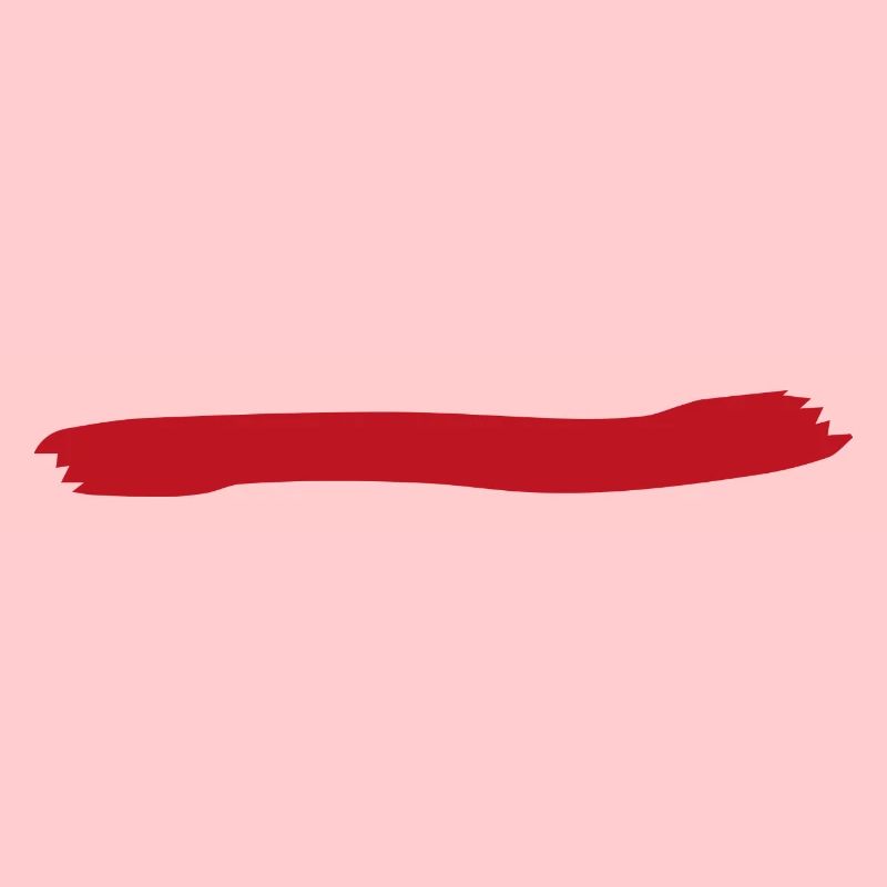 Farbstrich rot Klecks Farbspritzer Maler Geschenk