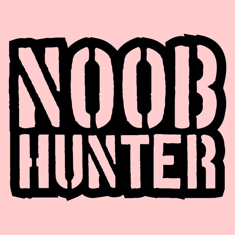 Shooter Noob Hunter Logo Design