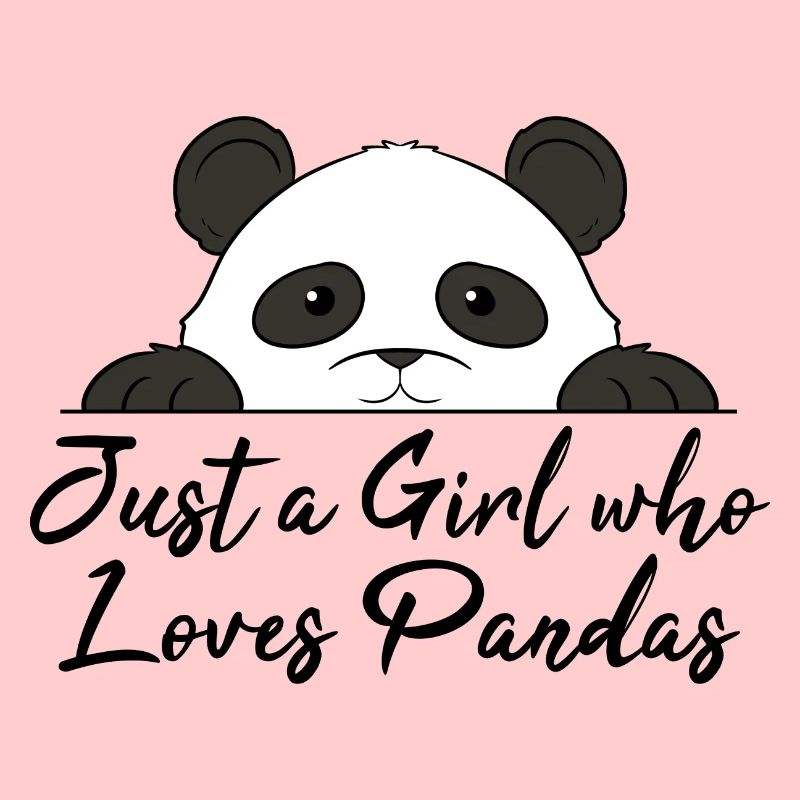 Panda Mädchen Unglaublich Liebe Herz I Geschenk
