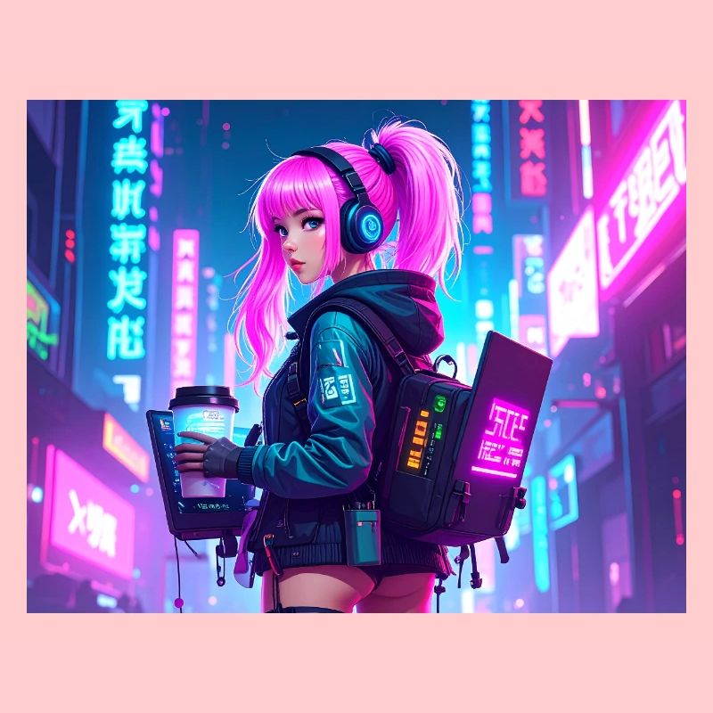 Cyber DJ Coder – Beats, Bytes & Blinks