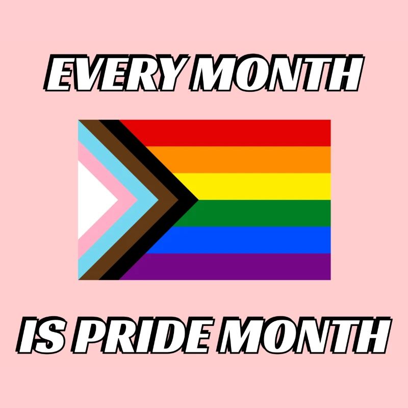 Chaque mois est le mois de la fierté Progress Pride Flag
