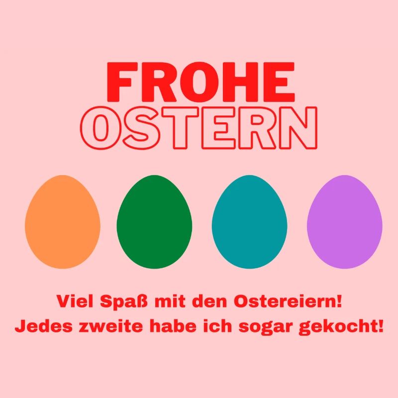 Rohe Oster Eier