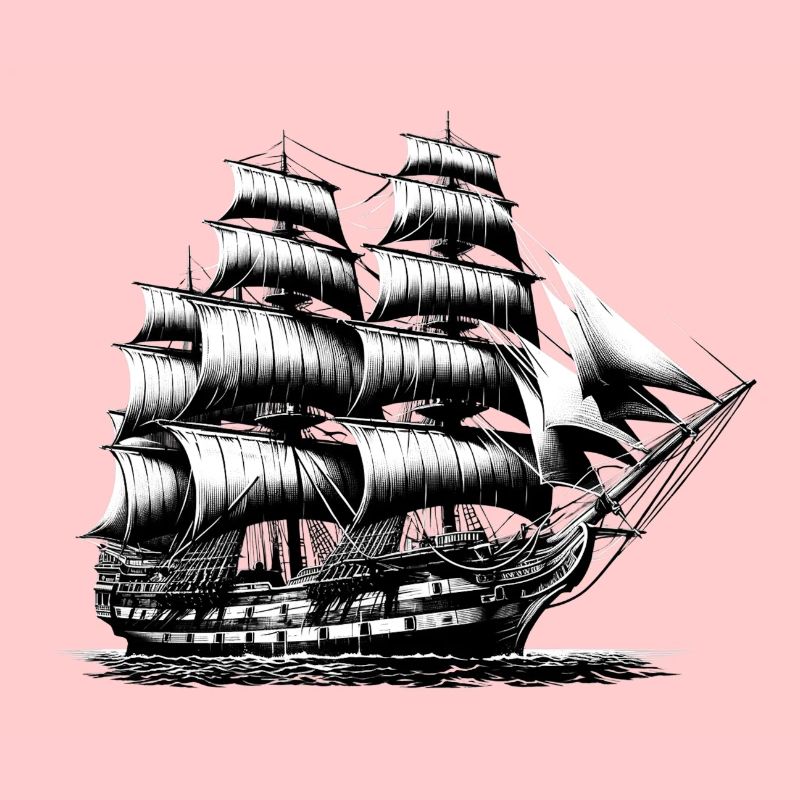 Altes Segelschiff