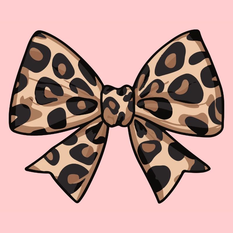 LARGE BOW WITH LEOPARD TREND