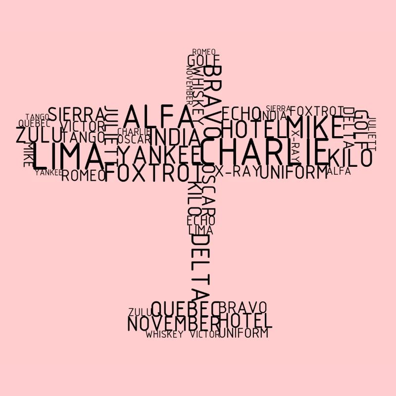Aéronefs à partir de Pilotenalphabet_schwarz