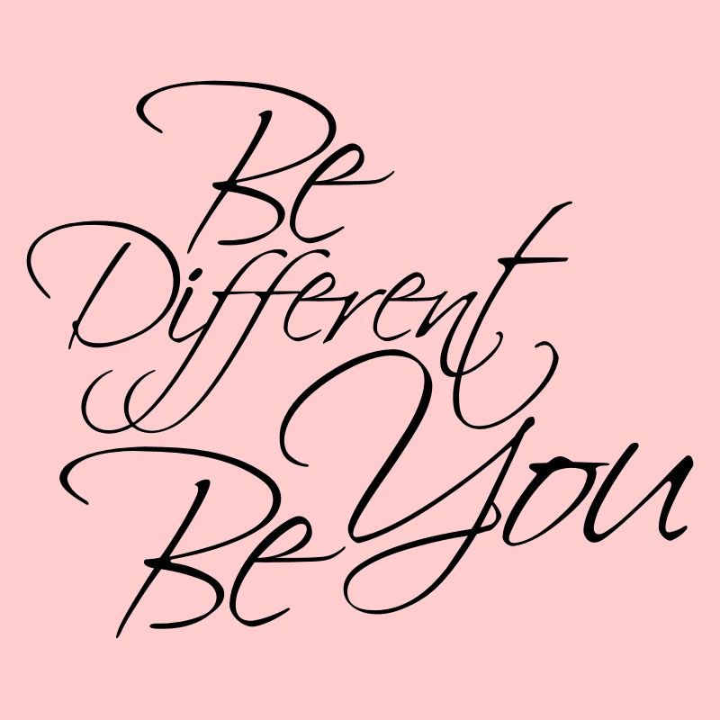 Be Different Be You Design