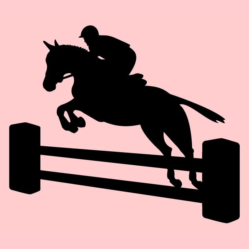 Springreiter einfarbig