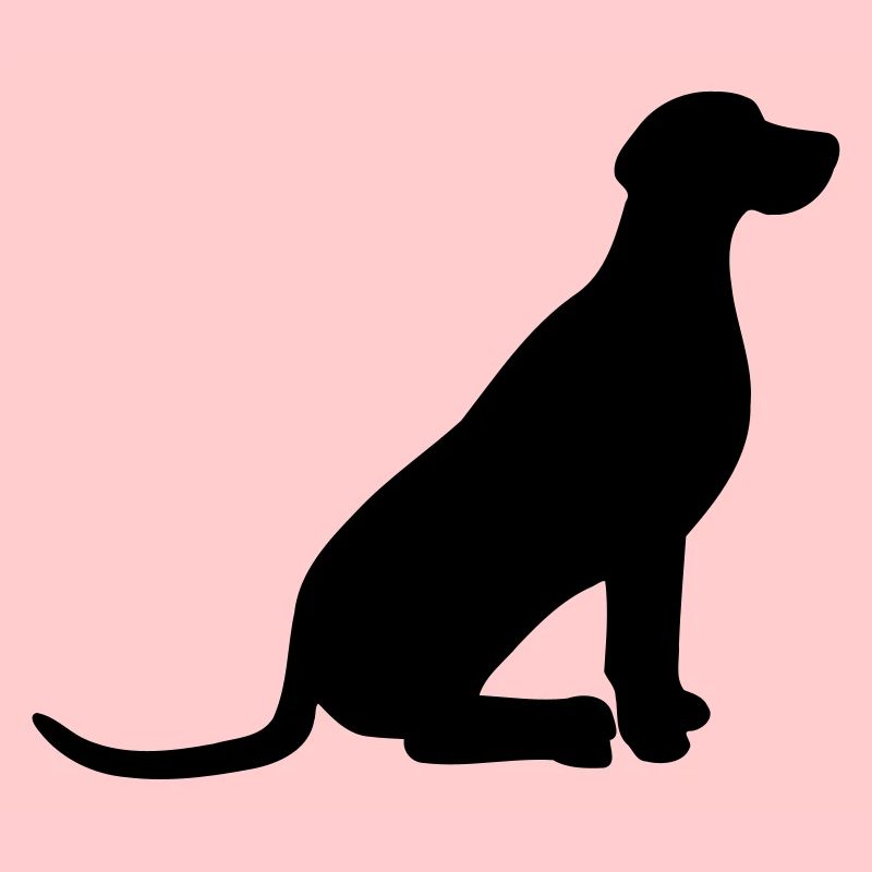 Sitz Weimaraner Vektor