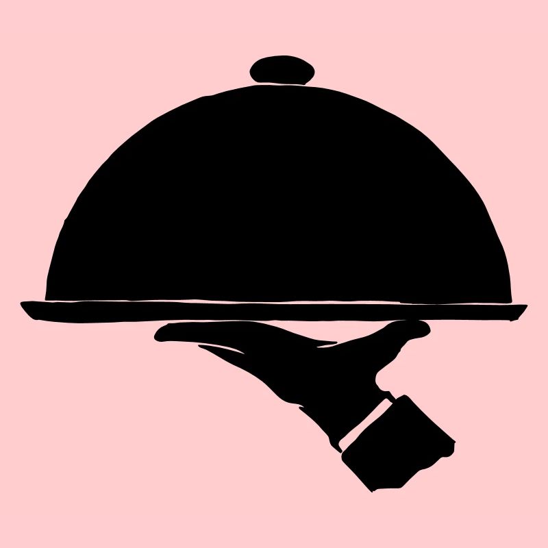 Servierglocke Kellner Herr Ober Geschenk Glosche