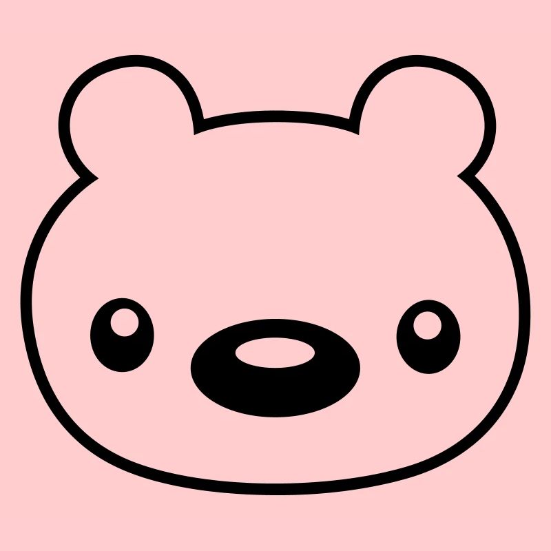 bear teddy face head