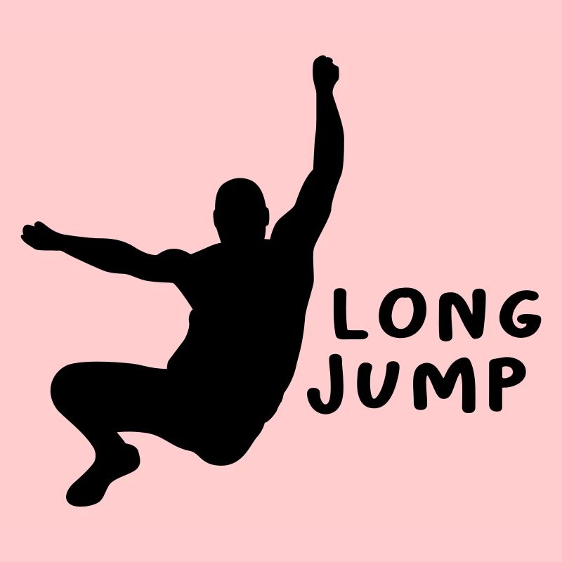 Weitsprung Design Geschenk