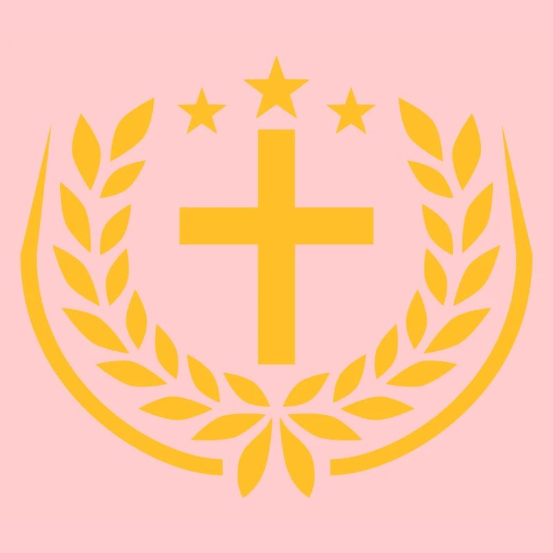 Couronne de laurier Logo de Jésus-Christ