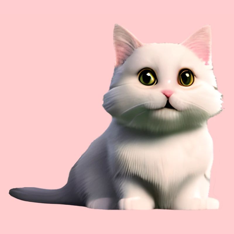white cat