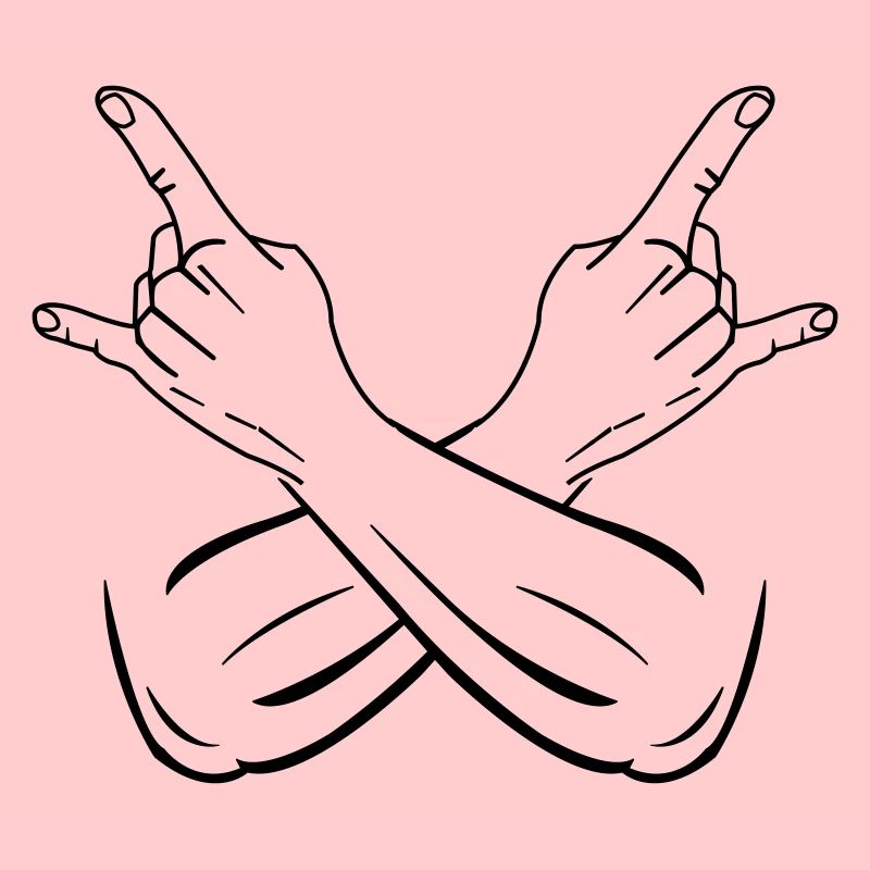 cool hands symbol