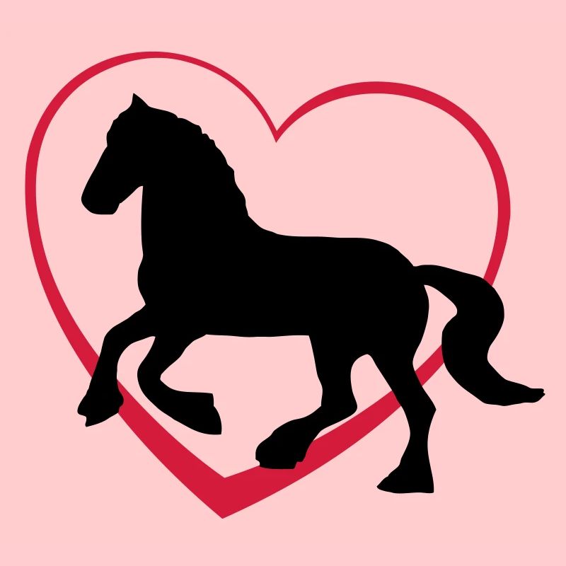 Pferd mit Herz