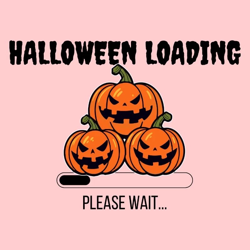 Halloween Loading Please Wait
