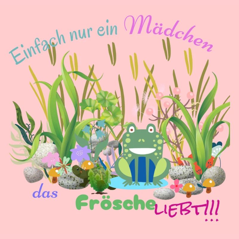 Einfach nur ein Mädchen was Frösche liebt