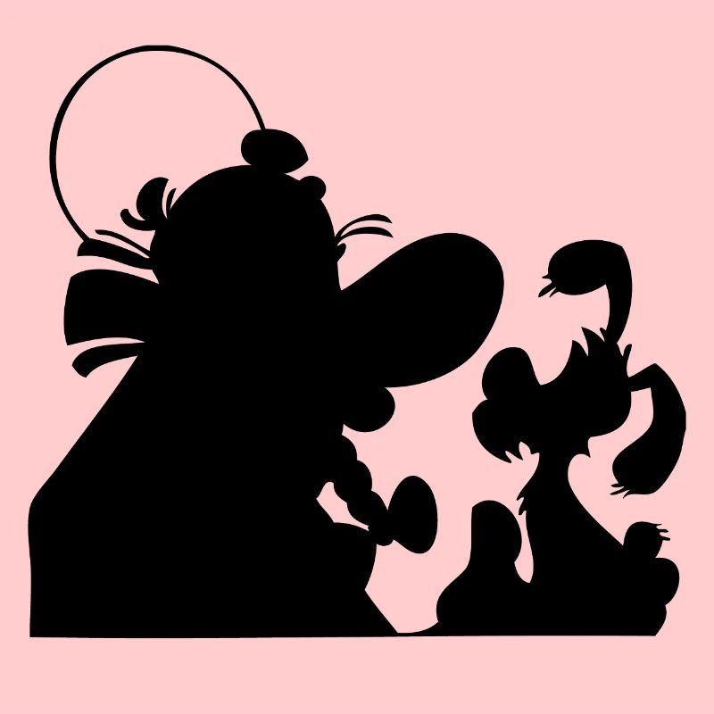 Asterix & Obelix - Obelix mit Idefix Schatten