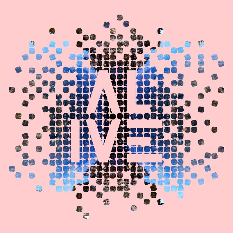 ALIVE - Geometric Pattern Edition / Schwarz & Blau