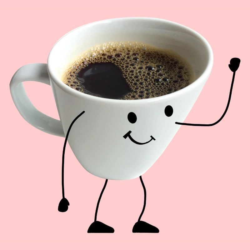 coffee with face