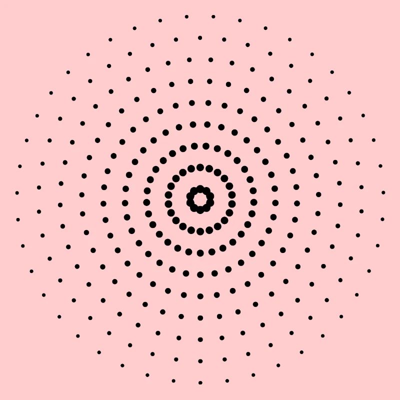 Blurry| Points | Black| gift idea