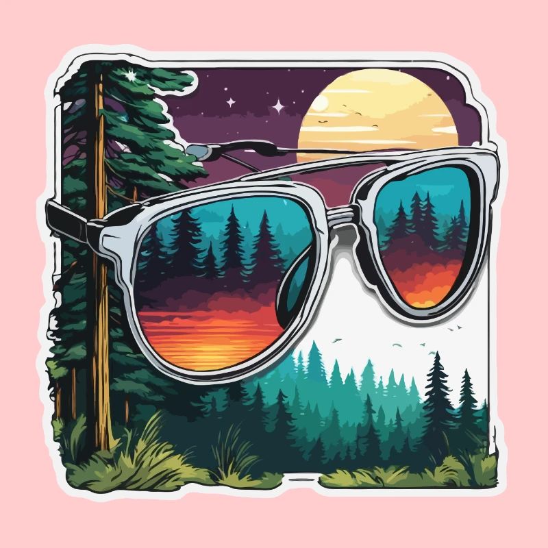 Lunettes de soleil / Reflection / Forest / Reflection