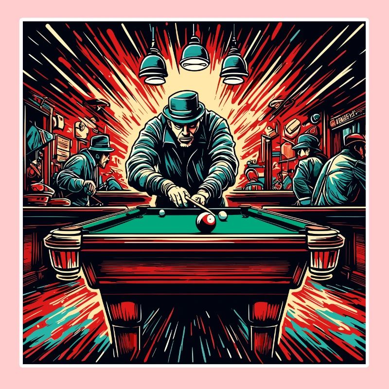 Billard / Boule de billard / 8 boules / billard / Kö