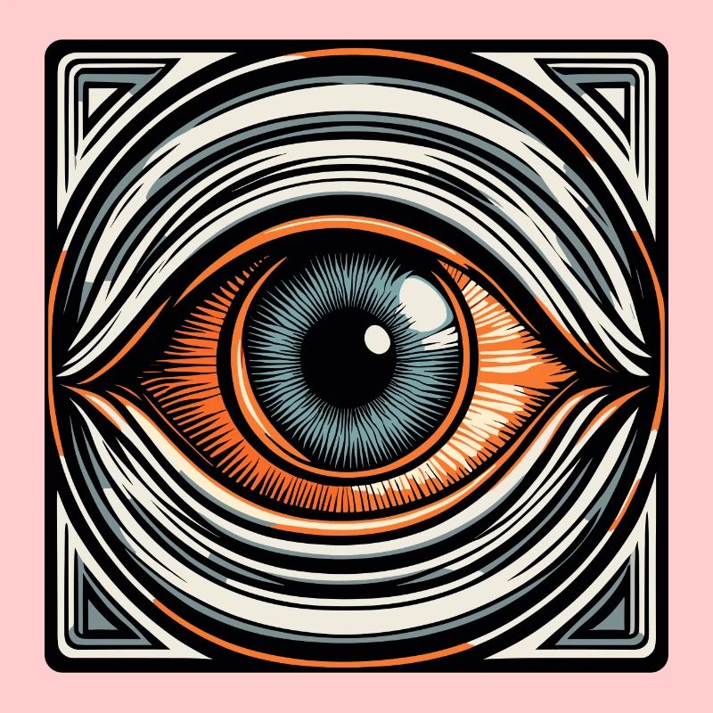 Psychedelic / Auge / Psychobilly / Comic / bunt