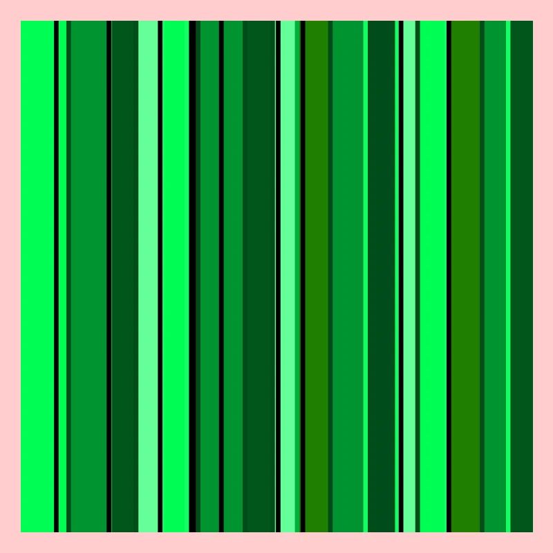Bandes verticales de différentes nuances de vert
