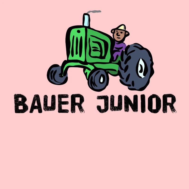 Bauer Bauern Baby Junior Traktor Geburt Geschenk