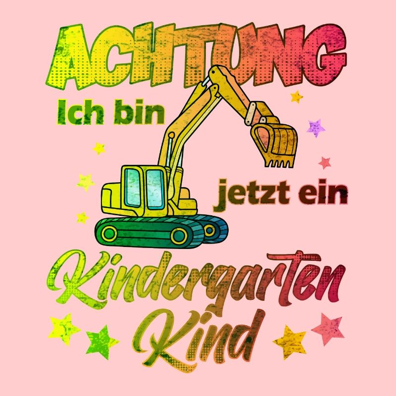 Kindergarten Kind Junge Geschenk Bagger