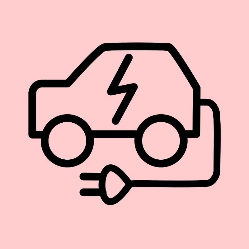 Electric car and charging cable
