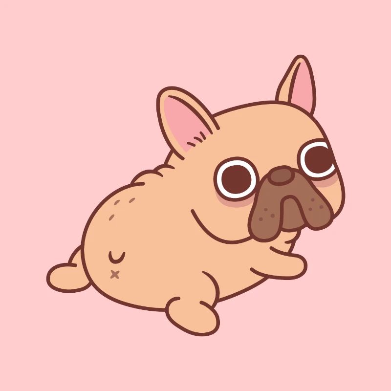 Mignon Français Bulldog Butt