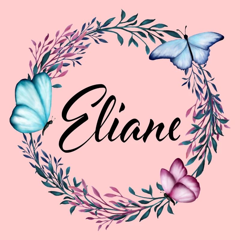 Eliane, Navn, Bogstaver, Blomsterkrans, Gave
