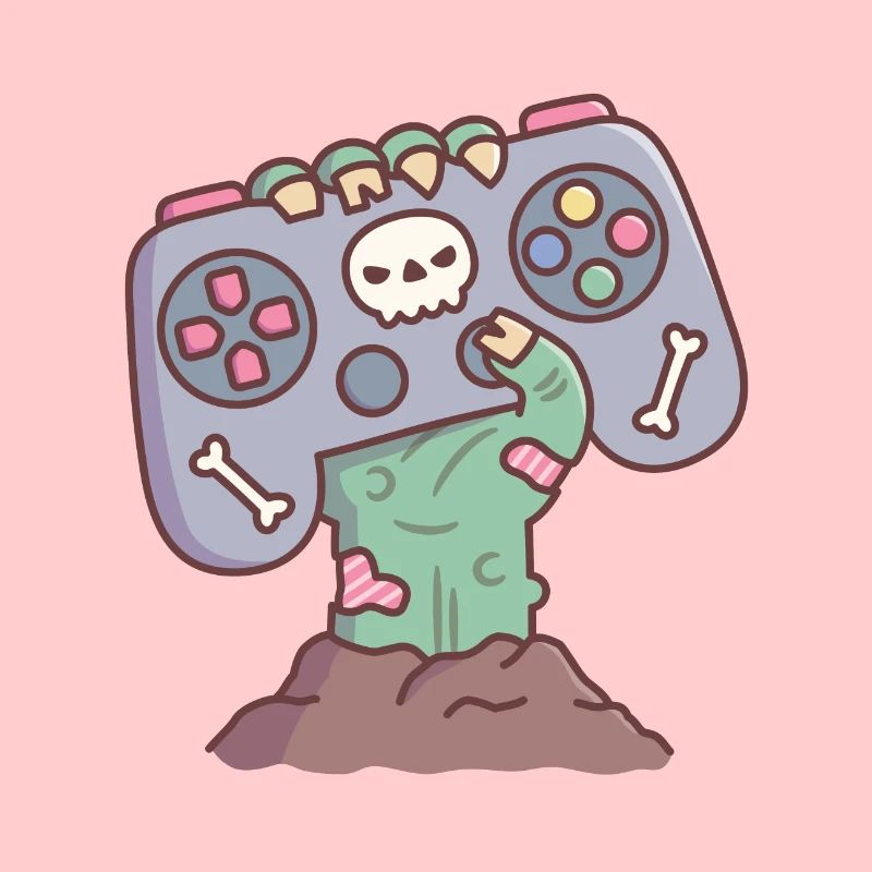 Zombie Ghoul Hand Grabs Game Console