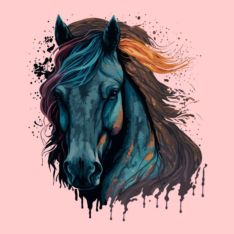 Visage de poney