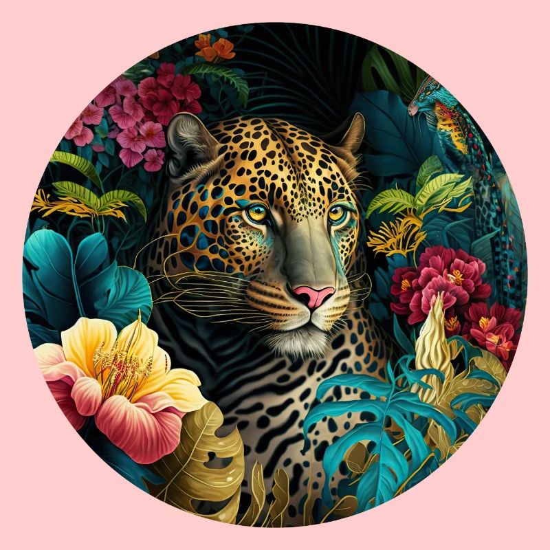 Leopard Jungle Blumen