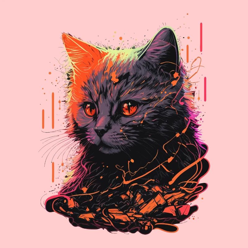 Mignon chat vintage