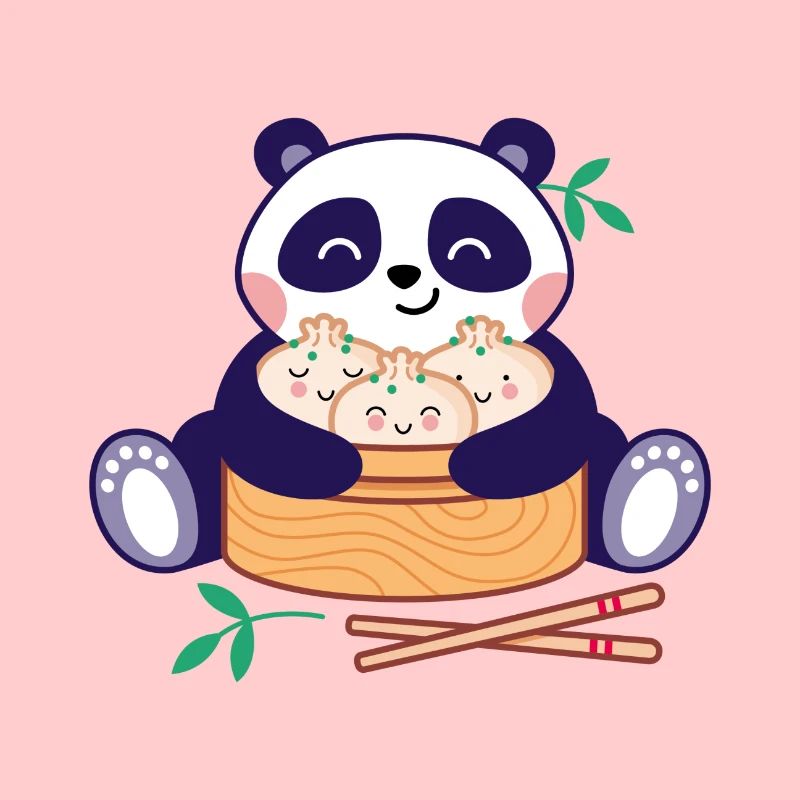 Panda with Dim Sum