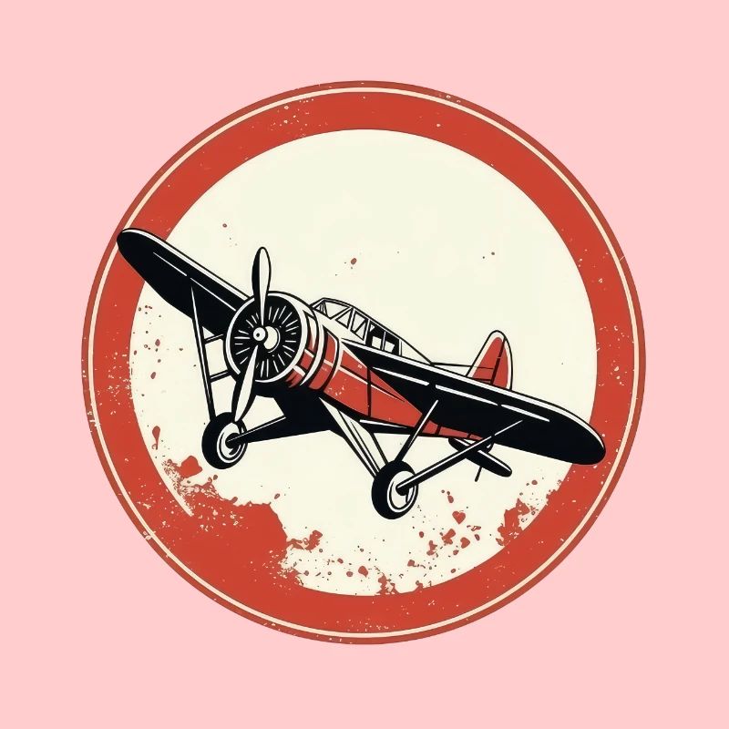 Flugzeug Retro Propeller