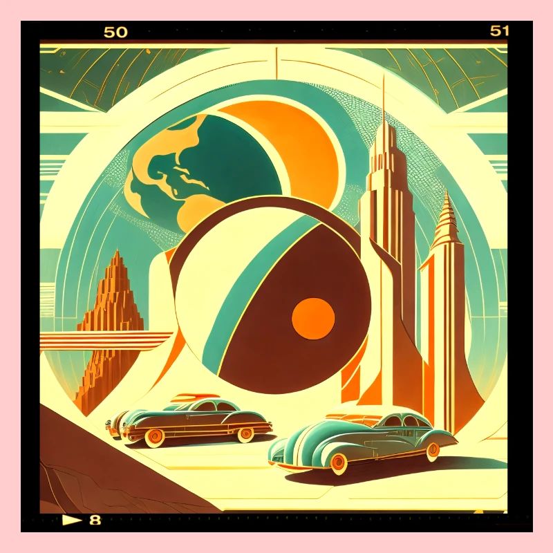 Imaginärer Retro-Planet
